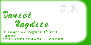 daniel magdits business card